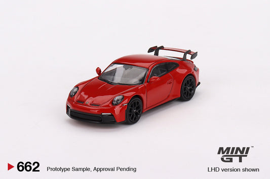 Mini GT 1:64 Porsche 911 (992) GT3 Guards Red LHD (MGT00662-CH)