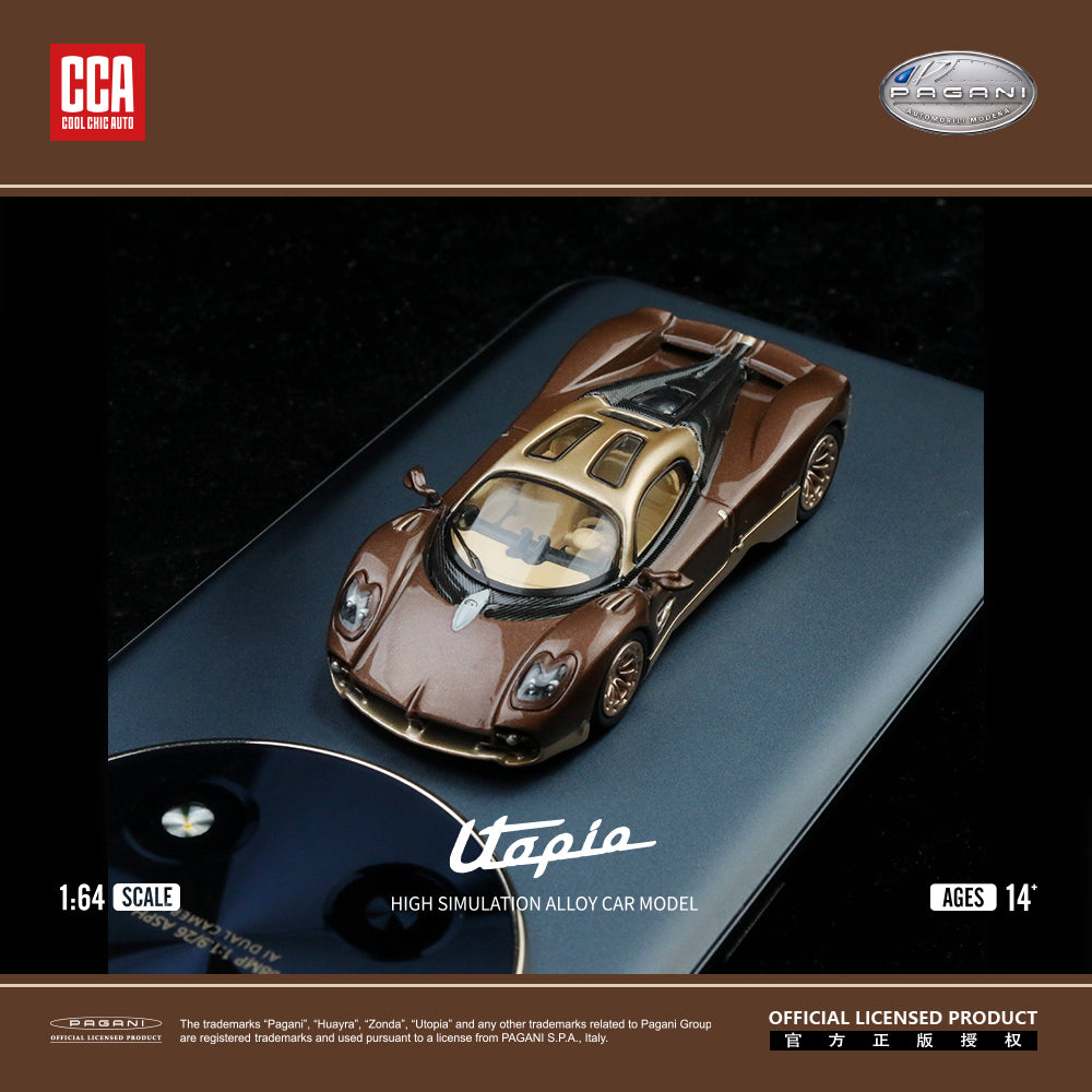 Modern Dream 1:64 Pagani Utopia Official Licensed Brown and Bronze