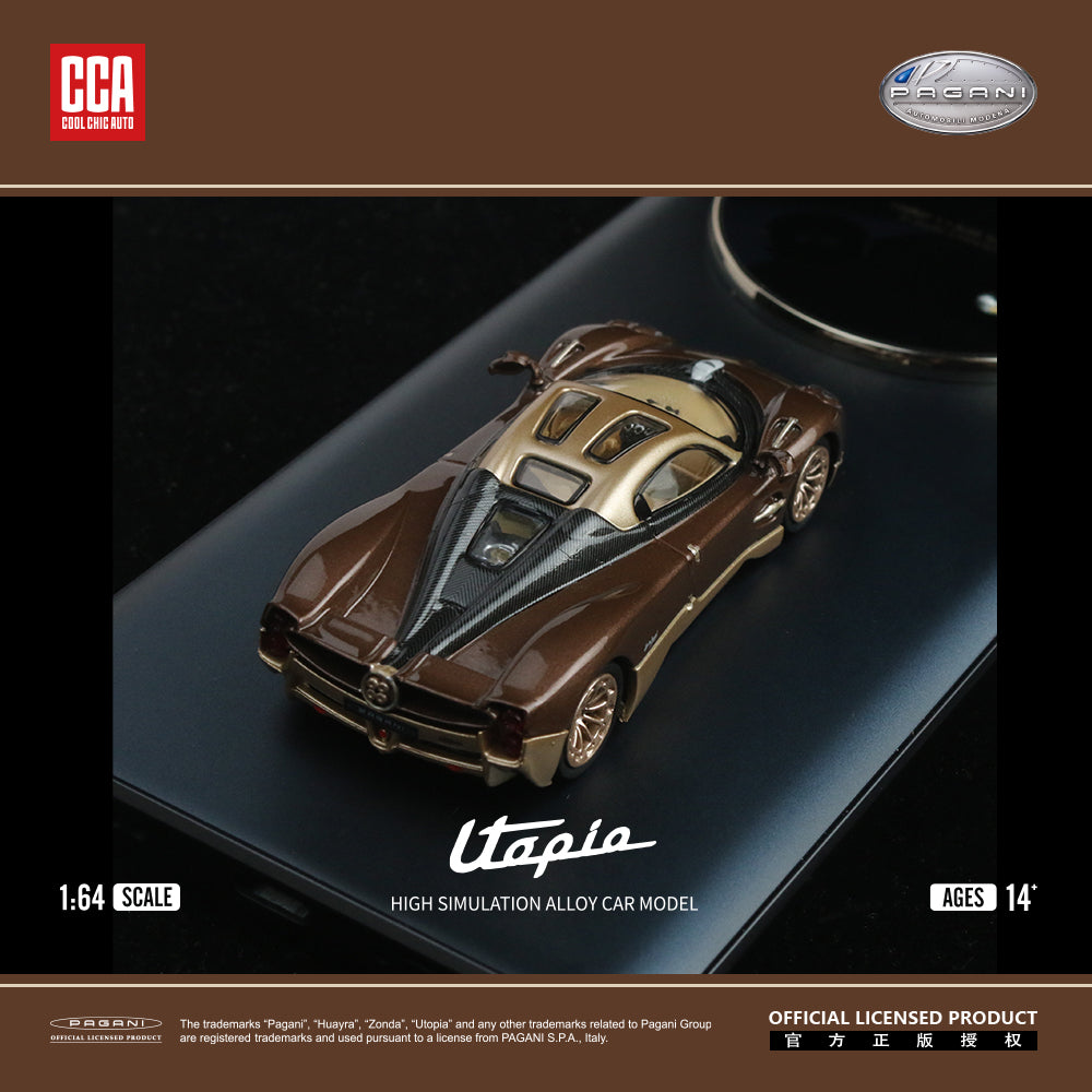 Modern Dream 1:64 Pagani Utopia Official Licensed Brown and Bronze