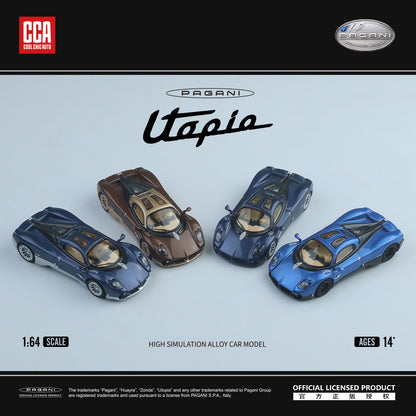 Modern Dream 1:64 Pagani Utopia Official Licensed Brown and Bronze