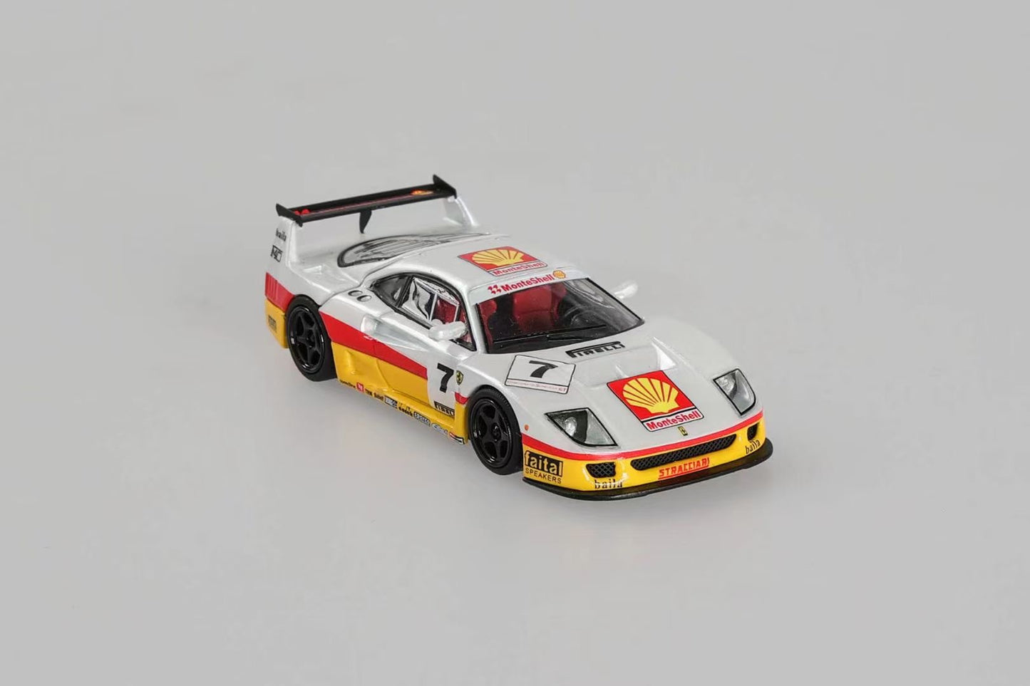 Stance Hunters 1:64 Ferrari F40 LM Removable Rear Engine Hood with Detailed Engine Shell #7