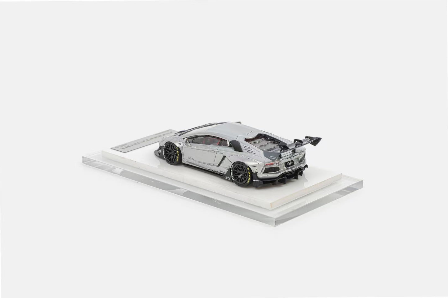 [Premium Resin Model] Model Idea 1:64 Lamborghini Aventador LP700-4 LWBK Liberty Walk 2.0 Wide Body Custom Galactic Grey Limited 299 Pieces