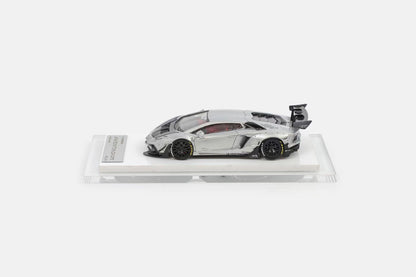 [Premium Resin Model] Model Idea 1:64 Lamborghini Aventador LP700-4 LWBK Liberty Walk 2.0 Wide Body Custom Galactic Grey Limited 299 Pieces