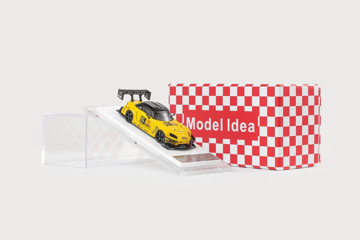 [Premium Resin Model] Model Idea 1:64 Honda S2000 AP1 Top Fuel Type-RR Yellow Limited 299 Pieces