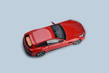 Phantom Knight 1:64 Ferrari GTC4 Lusso GTC4Lusso Openable Engine Hood with Detailed Engine Rosso Corsa Red Limited 999 Pieces