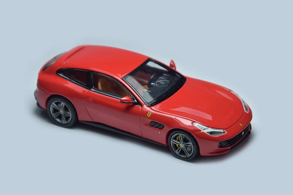 Phantom Knight 1:64 Ferrari GTC4 Lusso GTC4Lusso Openable Engine Hood with Detailed Engine Rosso Corsa Red Limited 999 Pieces