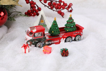 Liberty64 1:64 Volkswagen T1 Tow Truck Christmas Edition 128mm Length with Christmas Packaging Limited 699 Pieces (Truck only, accessories not included)