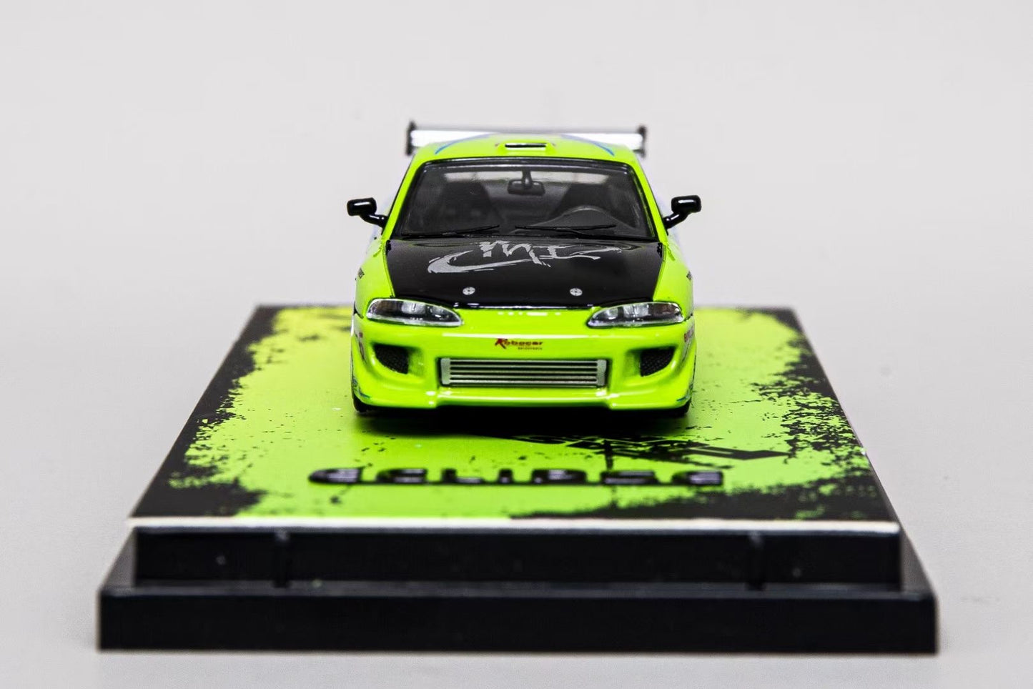 Transcend Model 1:64 Mitsubishi Eclipse Fast & Furious Edition Green Limited 999 Pieces