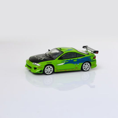 Transcend Model 1:64 Mitsubishi Eclipse Fast & Furious Edition Green Limited 999 Pieces