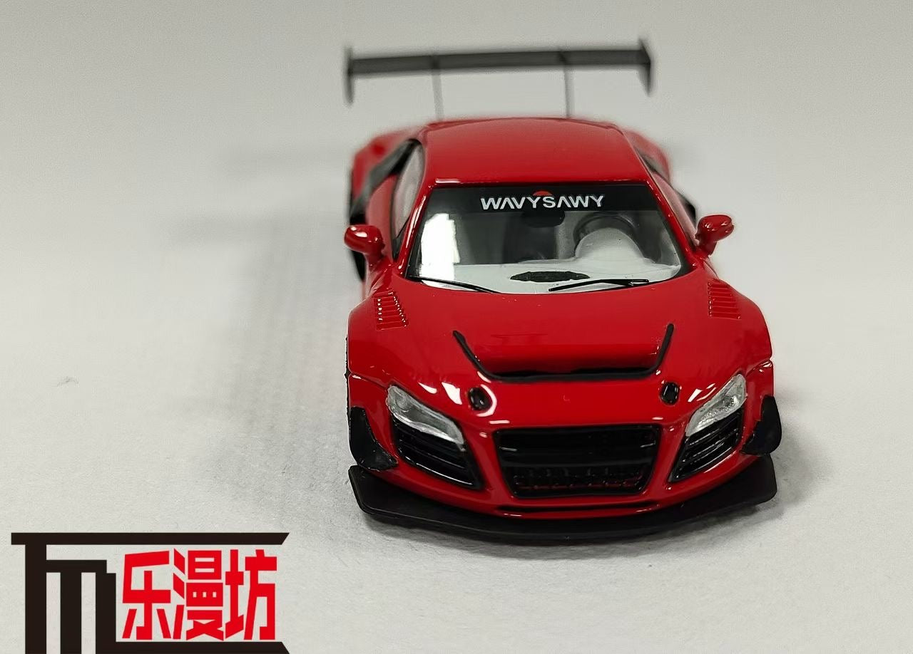 LeManFang 1:64 Audi R8 LMS Ultra Red Limited 499 Pieces