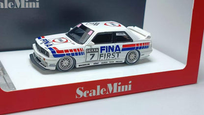 [Premium Resin Model] Scale Mini 1:64 BMW 3 Series M3 MK1 E30 FINA #7 Limited to 499 Pieces