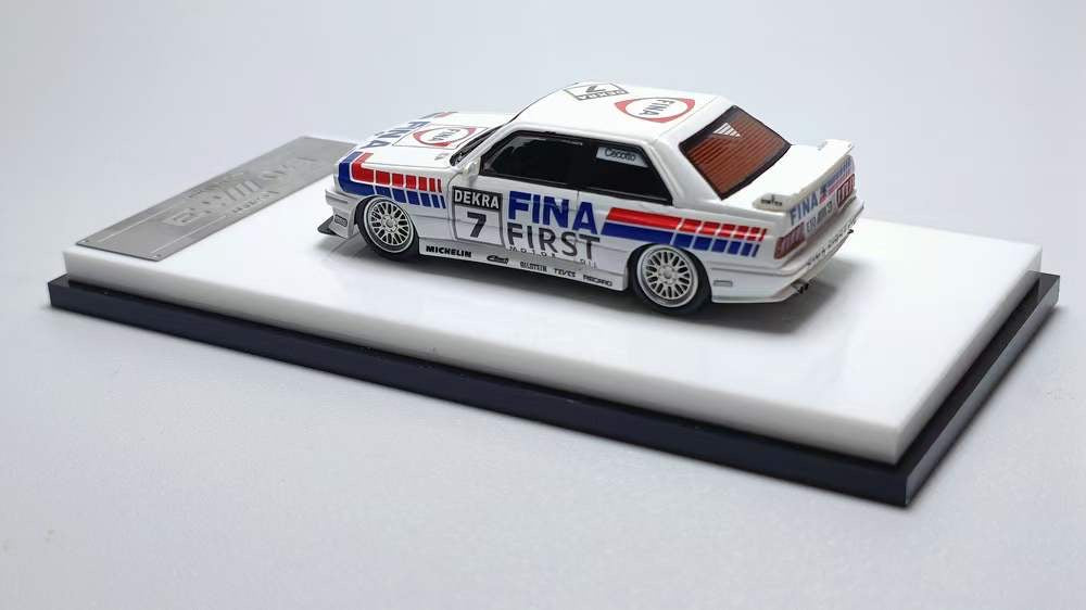 [Premium Resin Model] Scale Mini 1:64 BMW 3 Series M3 MK1 E30 FINA #7 Limited to 499 Pieces