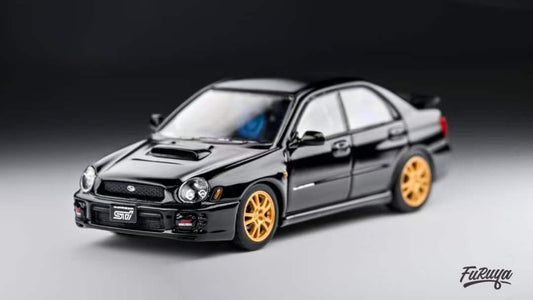 Furuya 1:64 Subaru Impreza WRX STI Sedan MK2 GD Bugeye Official Licensed Black