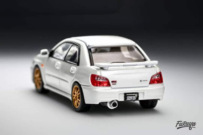 Furuya 1:64 Subaru Impreza WRX STI Sedan MK2 GD Bugeye Official Licensed Pearl White