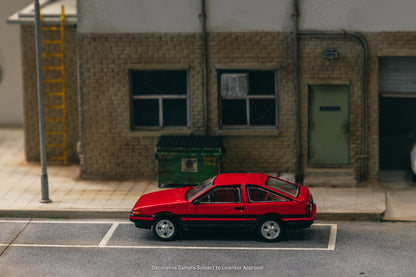 Tarmac Works J Collection Toyota Sprinter Trueno (AE86) Red/Black