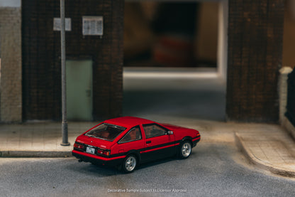 Tarmac Works J Collection Toyota Sprinter Trueno (AE86) Red/Black