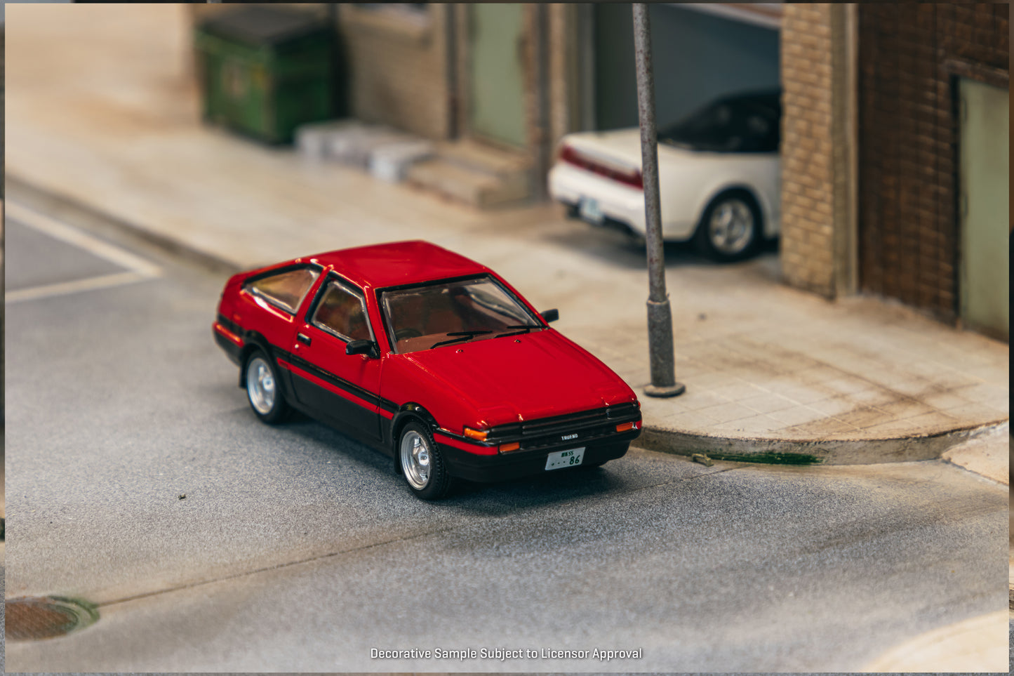 Tarmac Works J Collection Toyota Sprinter Trueno (AE86) Red/Black