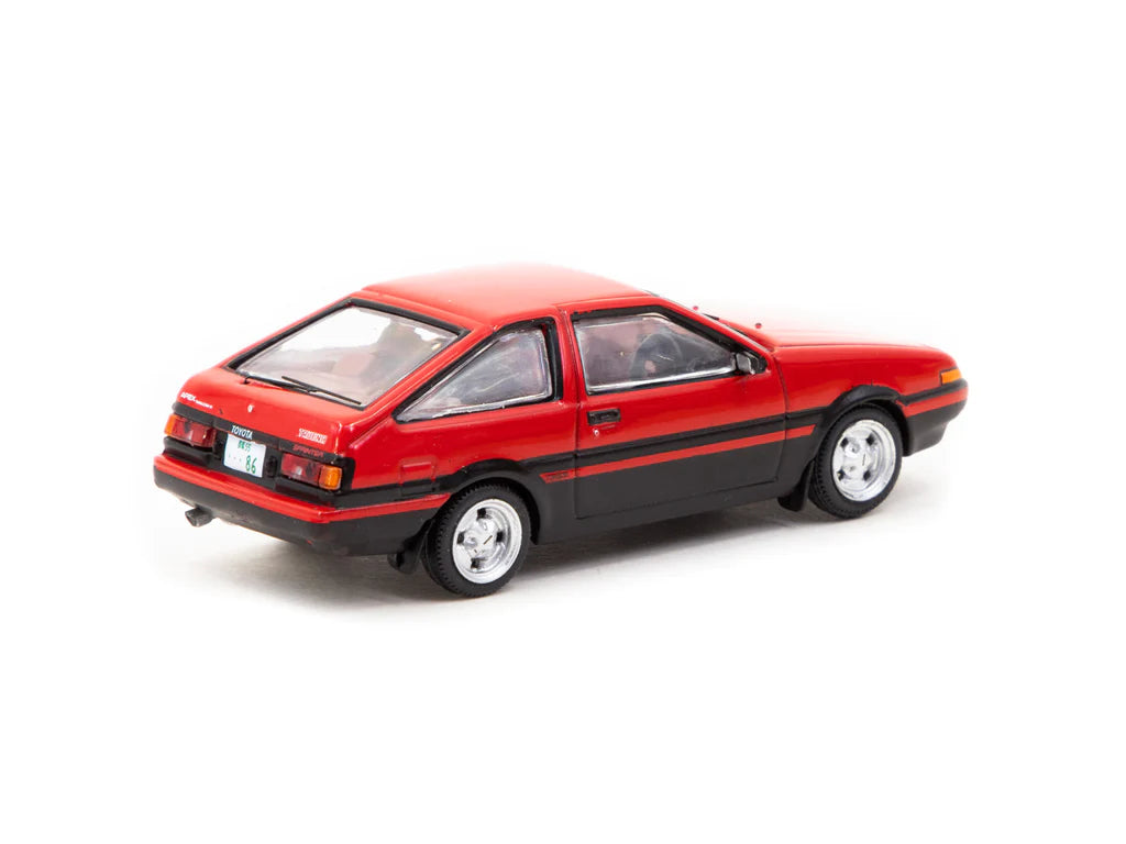 Tarmac Works J Collection Toyota Sprinter Trueno (AE86) Red/Black