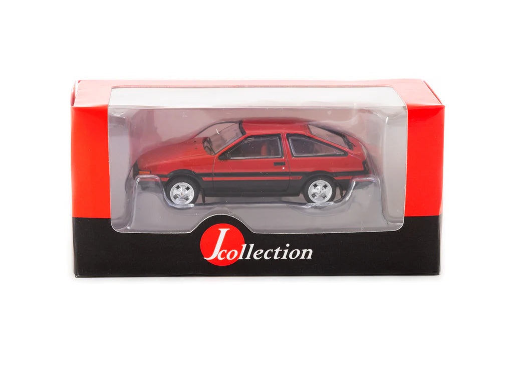 Tarmac Works J Collection Toyota Sprinter Trueno (AE86) Red/Black