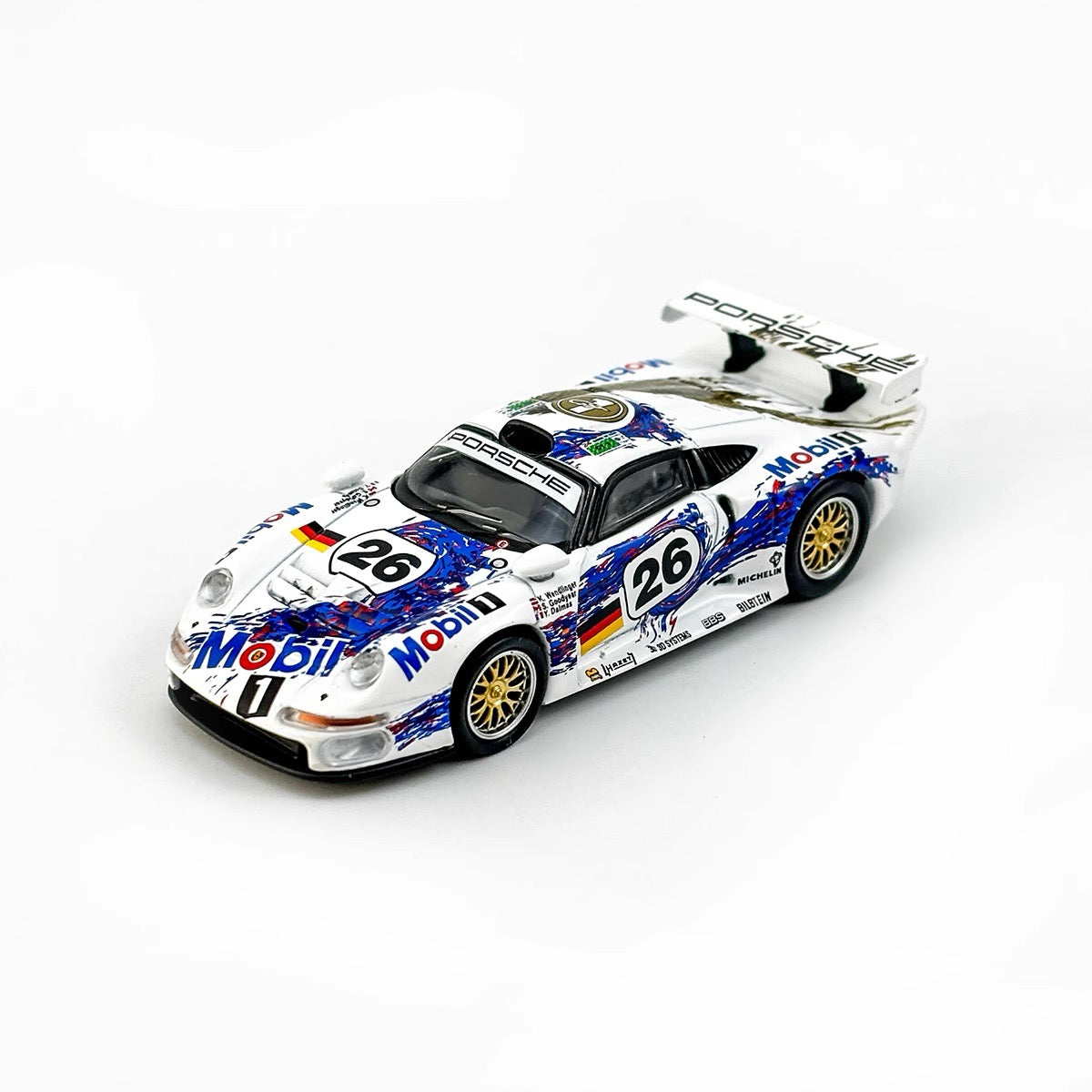 Sparky 1:64 Porsche 911 GT1 24h Le Mans 1996 #25 & #26 2 Cars Set