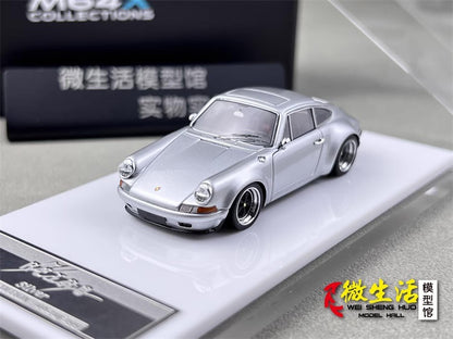 [Premium Resin Model] MY64 MY64X 1:64 Porsche 911 F Kaege Retro Classic Coupe Silver Limited to 199 Pieces