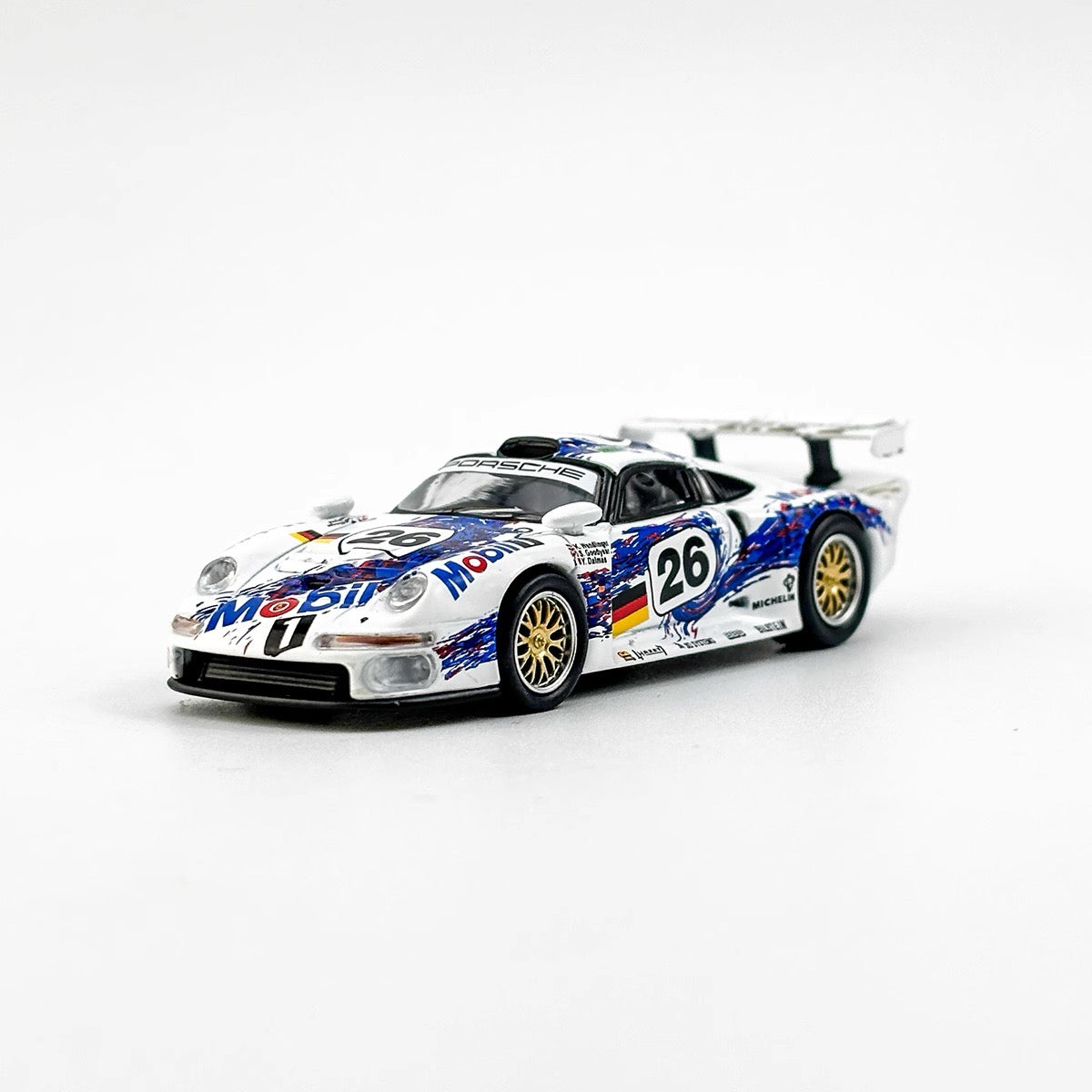 Sparky 1:64 Porsche 911 GT1 24h Le Mans 1996 #25 & #26 2 Cars Set