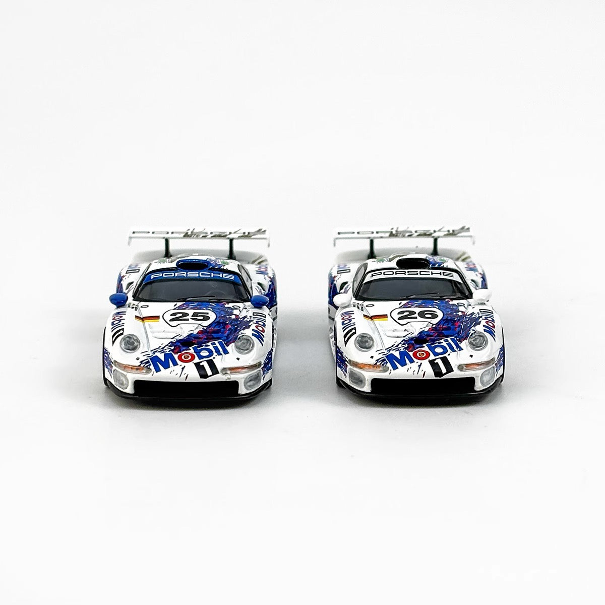 Sparky 1:64 Porsche 911 GT1 24h Le Mans 1996 #25 & #26 2 Cars Set