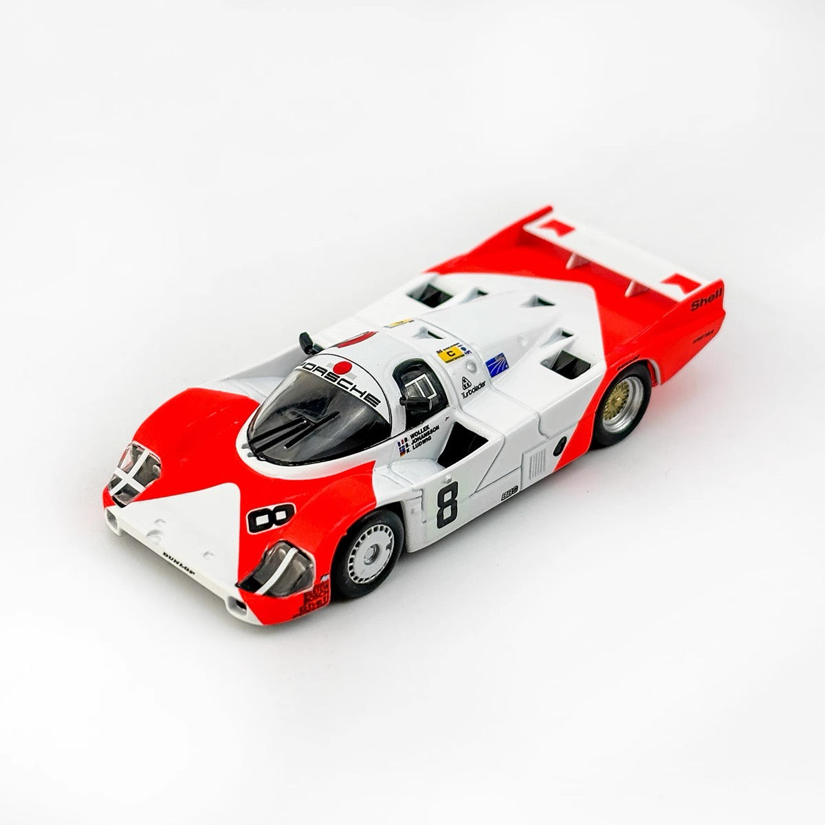 Sparky 1:64 Porsche #8 6th 24h Le Mans 1983 B.Wollek K.Ludwig S.Johansson - 1983 Le Mans #34 Brock/Perkins 2 Cars Set