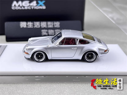 [Premium Resin Model] MY64 MY64X 1:64 Porsche 911 F Kaege Retro Classic Coupe Silver Limited to 199 Pieces