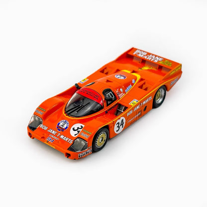 Sparky 1:64 Porsche #8 6th 24h Le Mans 1983 B.Wollek K.Ludwig S.Johansson - 1983 Le Mans #34 Brock/Perkins 2 Cars Set