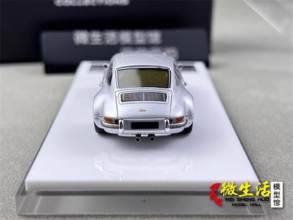 [Premium Resin Model] MY64 MY64X 1:64 Porsche 911 F Kaege Retro Classic Coupe Silver Limited to 199 Pieces