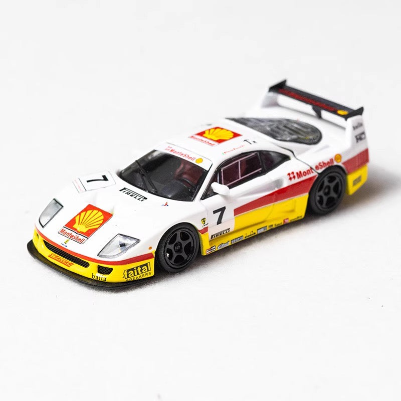 Stance Hunters 1:64 Ferrari F40 LM Removable Rear Engine Hood with Detailed Engine Shell #7