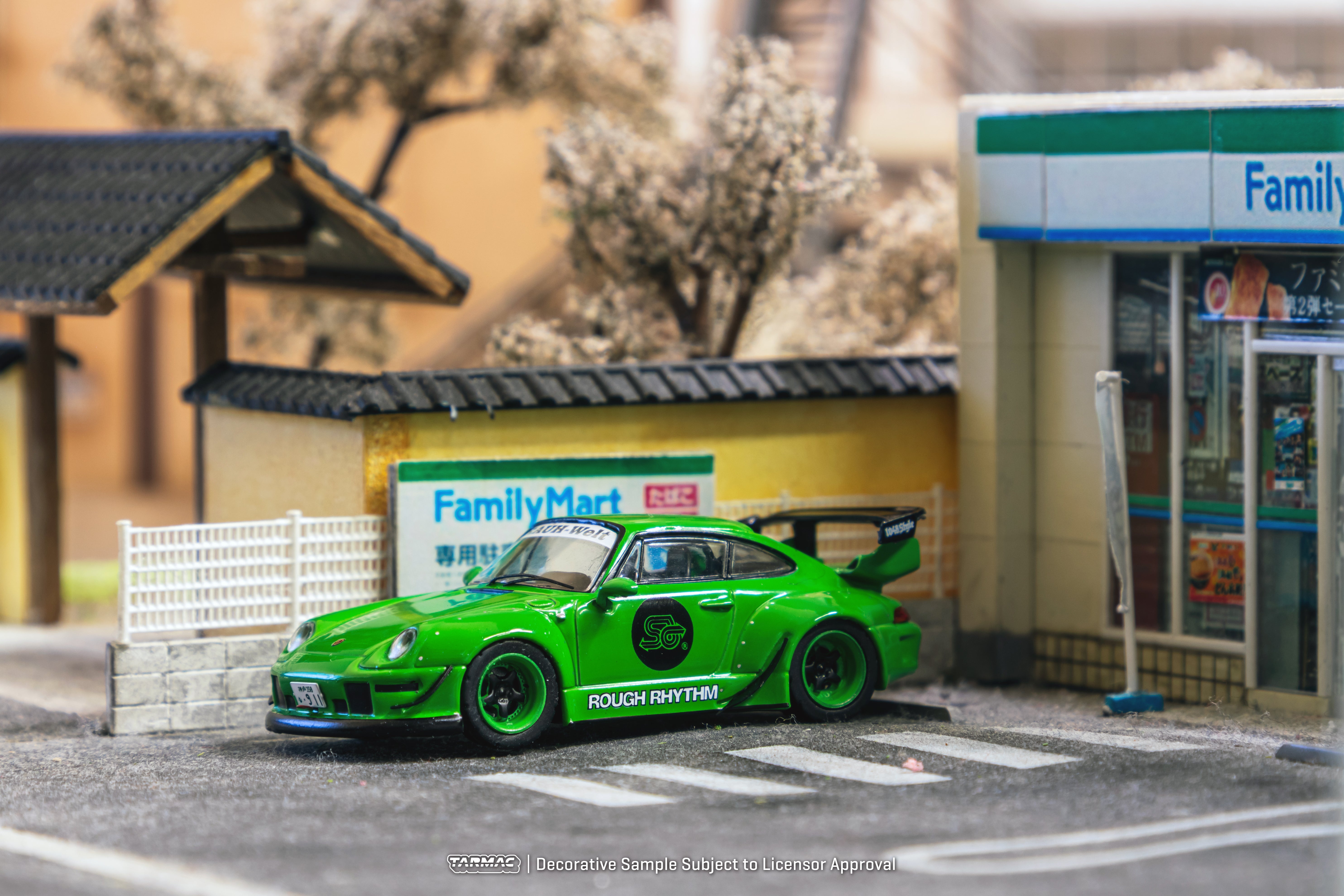 Tarmac Works 1/64 Porsche RWB 993 Rough Rhythm Fuel Fest Student Drive –  Big Boy Studio UK