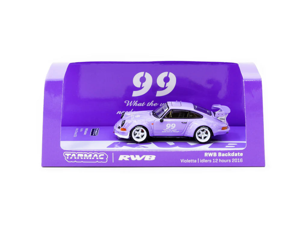 Tarmac Works 1/64 Porsche RWB Backdate Violetta idlers 12 hours 2016 - HOBBY64