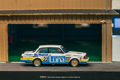 Tarmac Works 1/64 Volvo 240 Turbo ETCC Zolder 1984 Winner Ulf Granberg / Robert L. Kvist #22 - HOBBY64