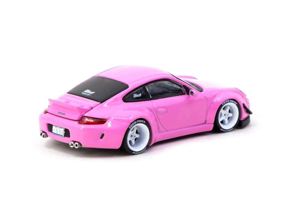 Tarmac Works 1/64 Porsche RWB 997 Pink - HOBBY64