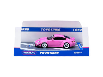 Tarmac Works 1/64 Porsche RWB 997 Pink - HOBBY64