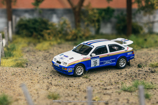 Tarmac Works 1/64 Ford Sierra RS Cosworth Rally of New Zealand 1989 #16 - HOBBY64