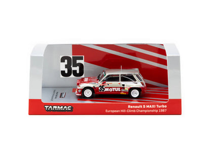 Tarmac Works 1/64 Renault 5 MAXI Turbo European Hill-Climb Championship 1987 Giovanni Rossi #35 - HOBBY64