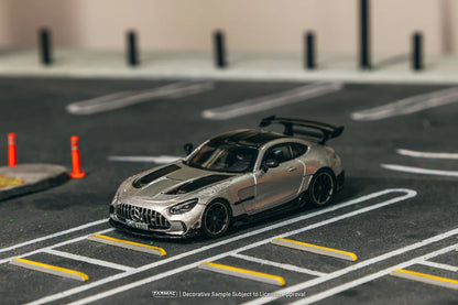 Tarmac Works 1/64 Mercedes-Benz AMG GT Black Series Silver Metallic - GLOBAL64