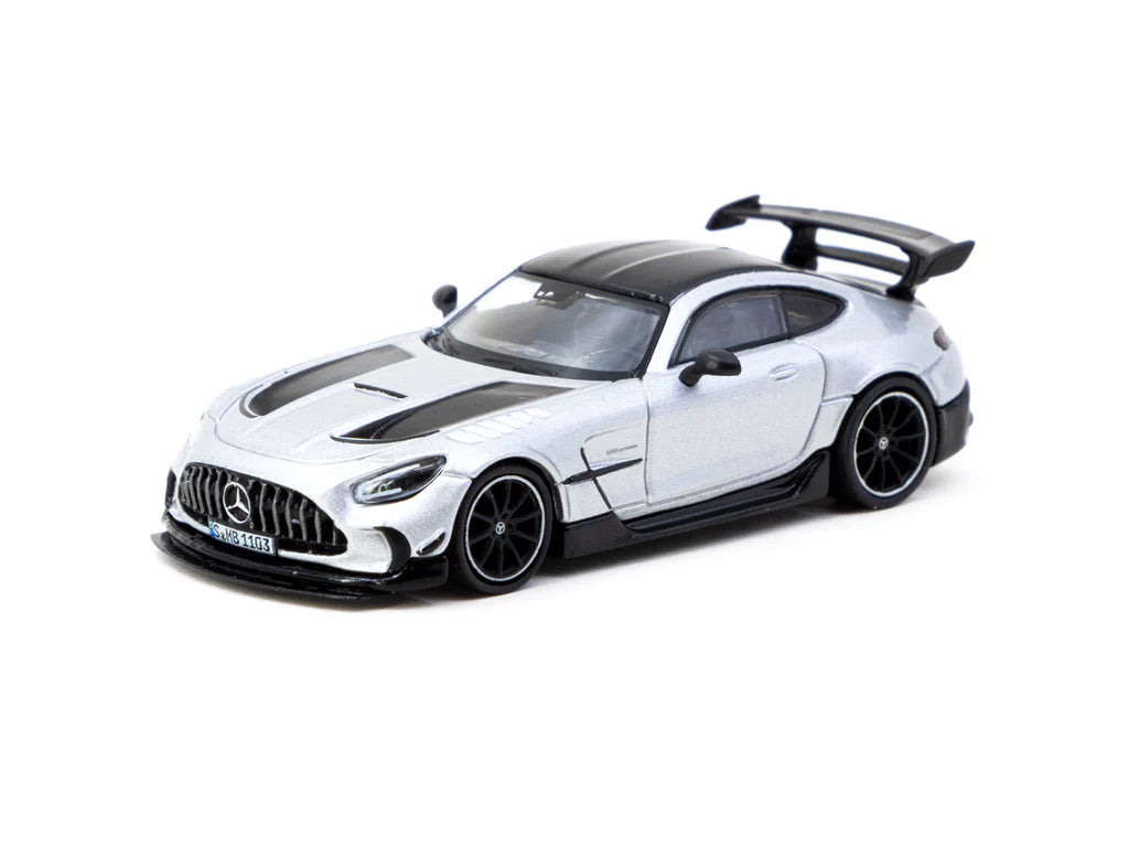 Tarmac Works 1/64 Mercedes-Benz AMG GT Black Series Silver Metallic - GLOBAL64