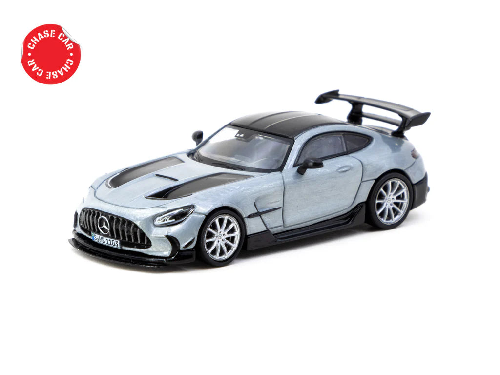 Tarmac Works 1/64 Mercedes-Benz AMG GT Black Series Silver Metallic - GLOBAL64