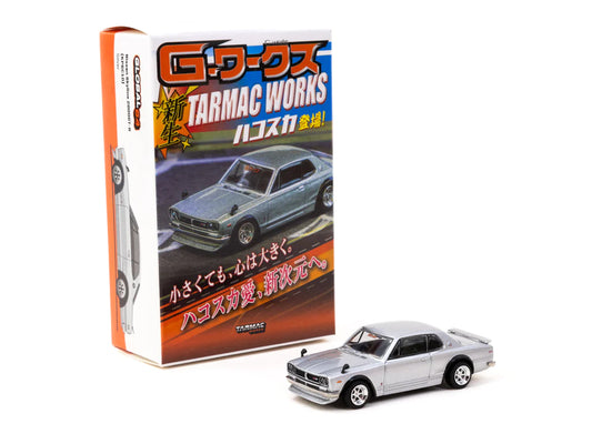 Tarmac Works 1/64 Nissan Skyline 2000GT-R (KPGC10) Silver -Japan Special Edition - GLOBAL64