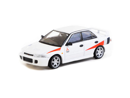 Tarmac Works 1/64 Mitsubishi Lancer RS Evolution White - GLOBAL64