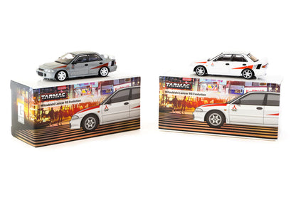 Tarmac Works 1/64 Mitsubishi Lancer RS Evolution White - GLOBAL64