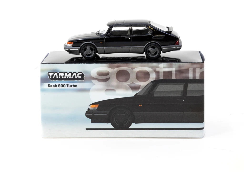 Tarmac Works 1/64 Saab 900 Turbo Black - GLOBAL64