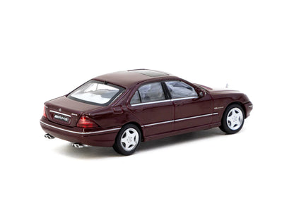 Tarmac Works 1/64 Mercedes-Benz S 55 AMG Bordeaux Red Metallic - GLOBAL64