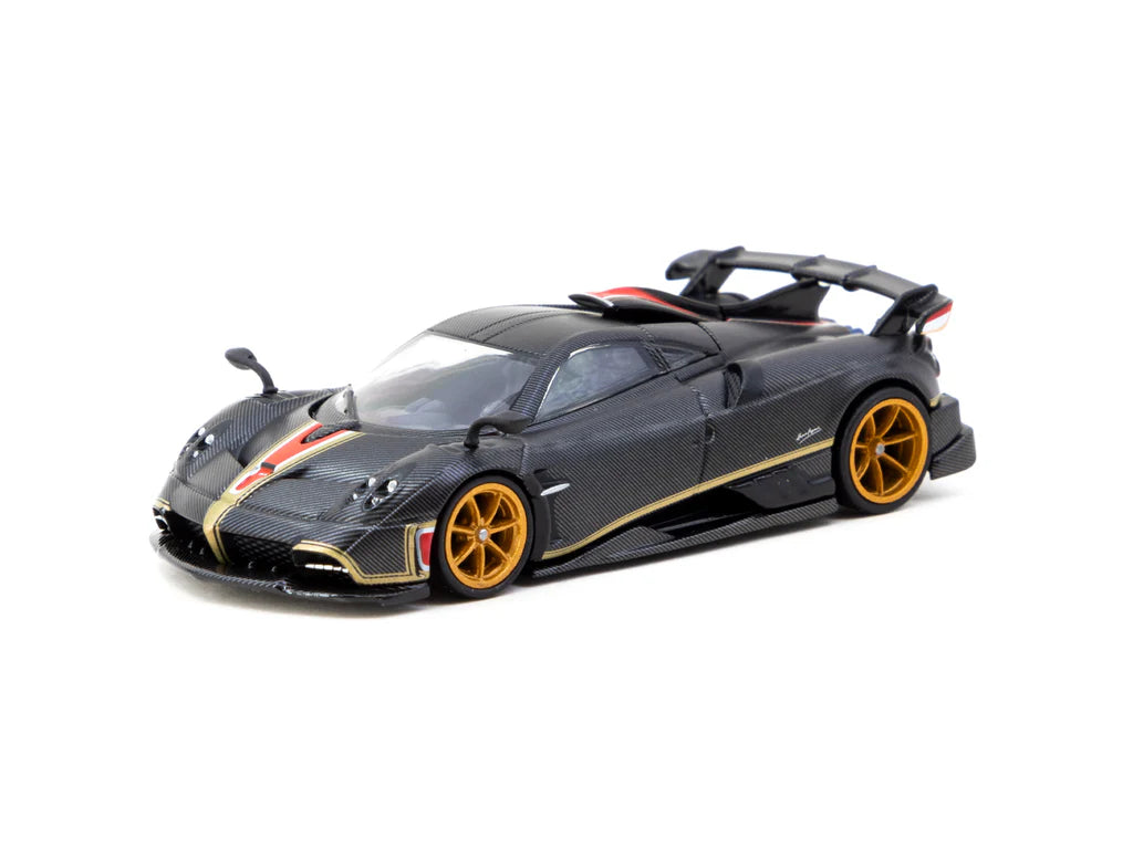 Tarmac Works 1/64 Pagani Imola Matt Black Carbon Fiber - GLOBAL64