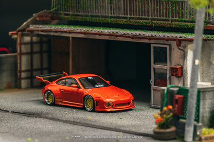 Tarmac Works 1/64 Porsche Old & New 997 Red Metallic - ROAD64