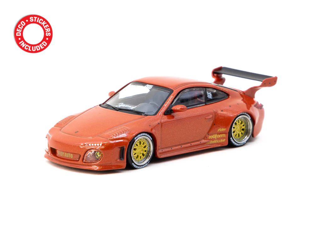 Tarmac Works 1/64 Porsche Old & New 997 Red Metallic - ROAD64